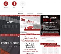 Instagram HELLMANN Kunststoff- & Metallgrosshandel - Produktbereiche Profilbleche Zäune Doppelstabmatten Trapezbleche Bleche Aktionsware