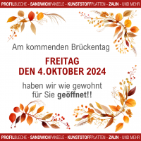 Öffnungszeiten Info Brückentag, Tag der dt. Einheit 2024